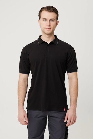 Nepeta Polo Yaka T-shirt Siyah-gri