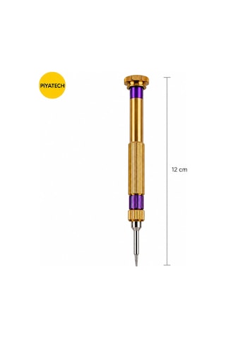 Profesyonel 0.8 Mm Pentalobe Yıldız Hassas Telefon Tamir Tornavidası Metal Kaymaz Sap 12 Cm