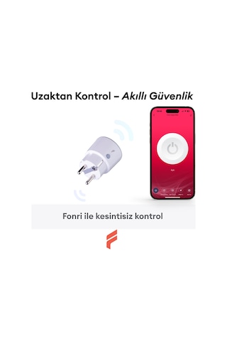 Fonri Wi-fi Akıllı Priz 16a 4'lü Set