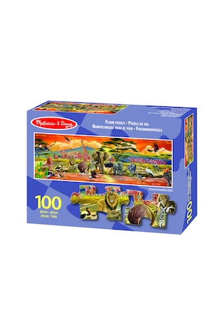 Melissa And Doug Dev Yer Yapbozu - Safari (100 Parça)