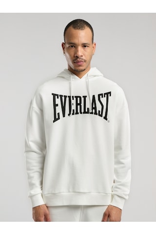 Everlast Ever Classics Comfort Beyaz Kapüşonlu Erkek Sweatshirt Beyaz