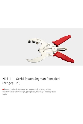 Ceta Form N16-1110 Piston Segman Pensesi 215 MM yengeç Tipi