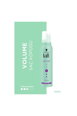 Taft True Volume Esnek Hacim Veren Ekstra Güçlü Saç Köpüğü 150 ML