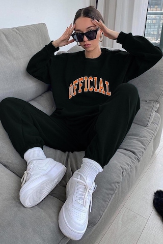 Madmext Mad Girls Siyah Eşofman Takım Mg944-siyah Siyah