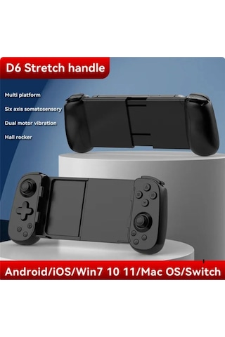 Telefon Tablet Switch Dönüştürücü Bluetooth Oyun Kolu Gamepad D6