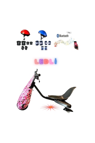 Citymate Drift Car Elektrikli Kaykay Bluetooth Dirift Kar Hoverboard Scooter + Koruma Ekipmanı D05