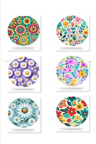 Dexcom Freestyle Libre Sibionics Sensör Koruyucu Bant 12'li Paket / Çiçek