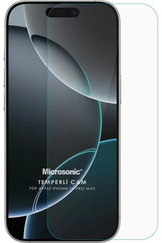 16 Pro Tempered Glass Cam Ekran 16 Pro İle Uyumlu Ekran - Şeffaf