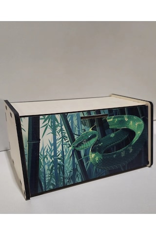 Woodiks 2023 Yılı Sembolü Yılan Ekmeklik 261893567 Bej Açık