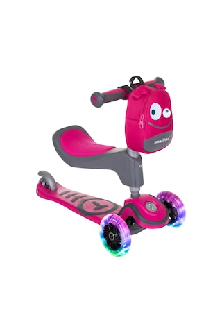 Smartrike T1 3 Ü 1 Arada Oturaklı Ve Çantalı Çocuk Scooterı 15 Ay - 5 Yaş 92981 Pembe