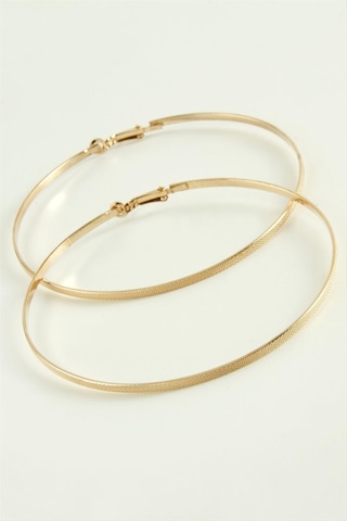 Noktalı Metal Halka Küpe 9-10 Cm çok renkli 08719713