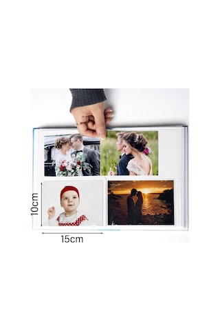 Tr 200'lük Yaz Tatili Desenli 10x15cm Fotoğraf Albümü