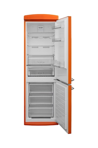 Vestel RETRO NFK37011 330 L No-Frost Buzdolabı Turuncu