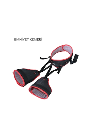 Rebuwo Bungee Jumping Pro Egzersiz Aleti Siyah