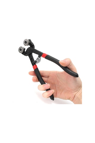 Cc Globall Ağır Hizmet Tipi 8'' 200mm Vitray Mozaik Cam Kesici Makası Kiremit Tekerlekli Pense Aracı