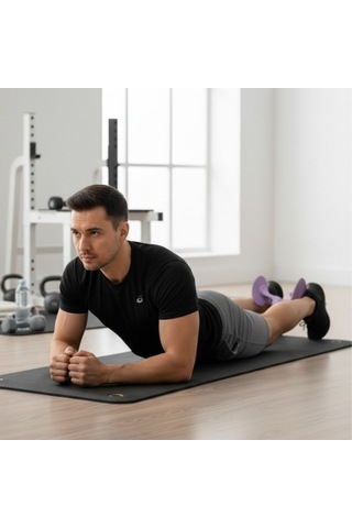 Buffer Bacak Arası İncelten Egzersiz Aleti - İç Bacak Sıkılaştırıcı, Pelvik Kas Güçlendirici Plastik Spor Aparatı Siyah