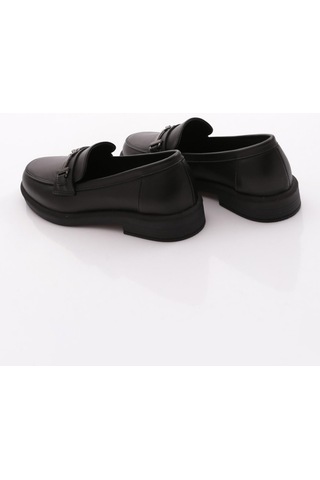 Dgn 24044 Kadin Loafer Ayakkabi Siyah