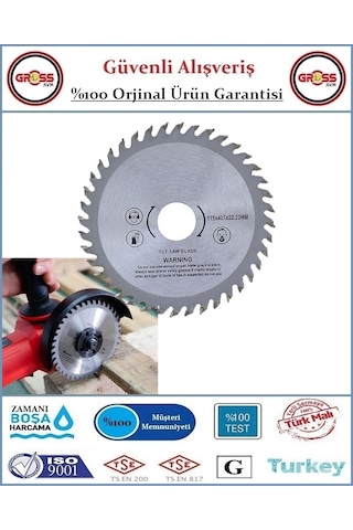 Ahşap Sunta Kesme Testeresi Elmaslı 115mm