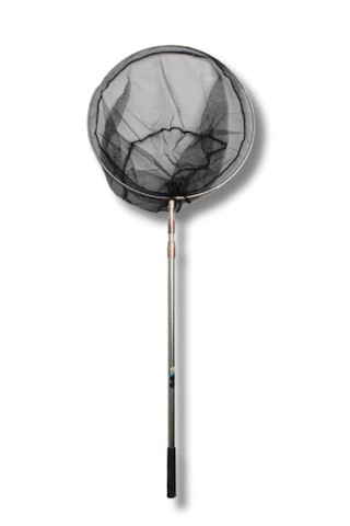 Powerex Paslanmaz Krom Çelik Lüks Kepçe 50cm Çap / 190cm Sap / Dar Göz