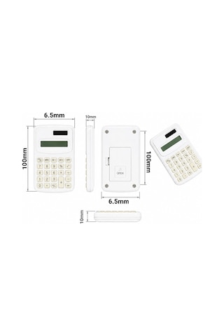 Powermaster Pm-25423 Beyaz Mini Hesap Makinesi Diğer