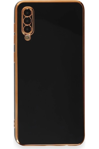 Newface Samsung Galaxy Uyumlu A50 Kılıf Volet Silikon Semeglbl - 57 - Siyah