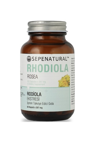 Sepe Natural Rodiola Propolis Folik Asit ve B Vitamin Kompleks 387 Mg 60 Kapsül