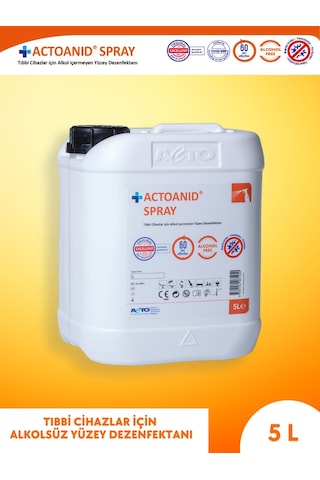 Acto Actoanıd Spray 5 Litre Alkol İçermeyen Yüzey Dezenfektanı