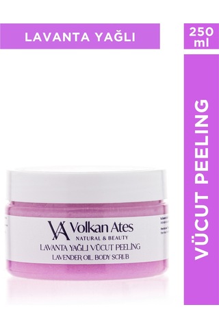 Volkan Ates Natural & Beauty Lavanta Yağlı Vücut Peeling Body Scrub 250 ML