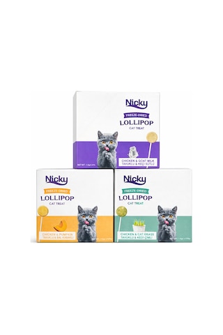 Lolipop 1,4 Gr Tavuk-kedi Çimi 15 Adet +keçi Sütü 15 Adet +balkabaklı 15 Adet - 45 Adet Lolipop 1,4 Gr Tavuk-kedi Çimi 15 Adet +keçi Sütü 15 Adet +balkabaklı 15 Adet - 45 Adet