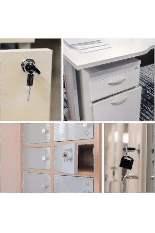 Adet Güvenlik Kilidi 30mm Dolap Çekmece Kilidi Posta Kutusu Kilid