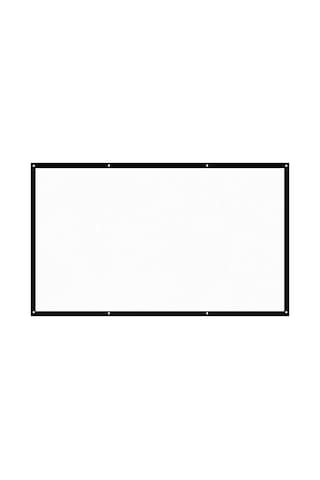 Yunboo "h120 Taşınabilir 120 İnç Projeksiyon Perdesi - Hd 16:9, Ev Sineması Ve Ofis İçin"