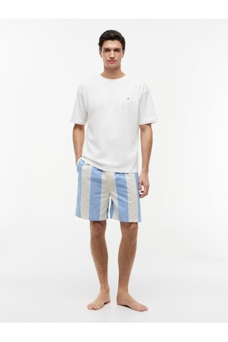 Tommy Hilfiger Ss Woven Short Prınt Set Erkek Turuncu Pijama Takımı - Um0um03851