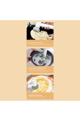 Createtech Xl-ddqjs01 Xiaoda Tipi Temizleme Su Springsun Kablosuz Geçirmez Fırçası Elektrikli El Rk