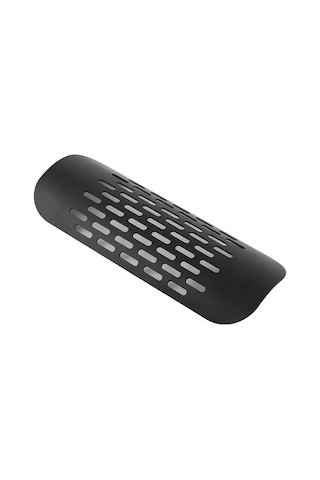 Geeroyoo Motorsiklet Boru Isı Koruması - Paslanmaz Çelik, Soğutma Delikleri, Ayarlanabilir Klempler, Siyah Düz Desen, Güvenli Kullanım