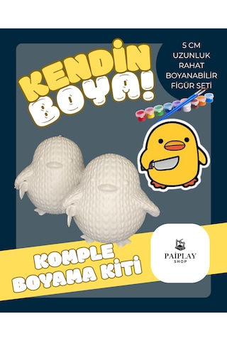 Paiplayshop Katil Civciv Boyama Figürü 2'li Set - Boyama Seti Ve Katil Civciv 2'li Boyama Seti 5 Cm Çizgi Karakter Paiplayshop Katil Civciv Boyama Figürü 2'li Set - Boyama Seti Ve Katil Civciv 2'li Boyama Seti 5 Cm Çizgi Karakter