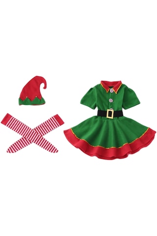 Suntek Parti Festivali Cadılar Bayramı Için Elf Kostüm 110cm