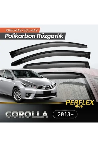 Perflex Polikarbon Kırılmaz Rüzgarlık V2 Mugen Toyota Corolla 2013+ - 24242422557ht