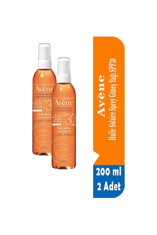 Avene Huile Solaire Güneş Yağı Sprey SPF30 2 x 200 ML