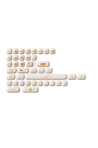 Akko Steamed Buns Pbt 138 Adet Keycap Set