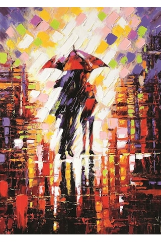 Art Puzzle Şemsiye Altındaki Aşk 500 Parça Puzzle