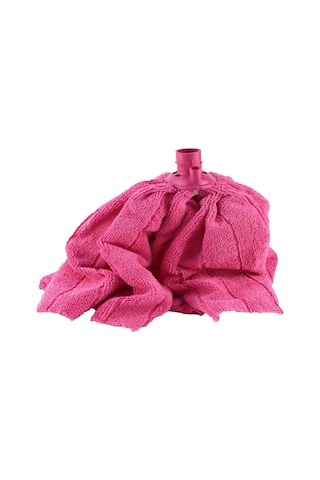Wilma Secret Ultra Lüks Mikrofiber Mop Ucu Adet Pembe Renk 5 Adet Şeffaf