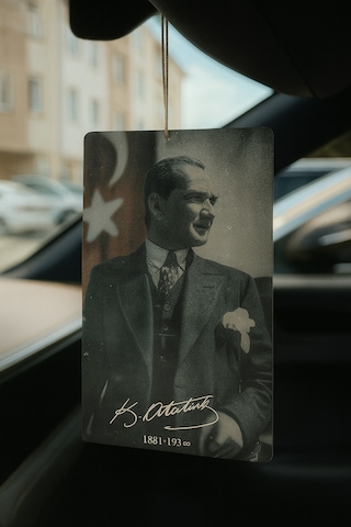 Bayrak Ve Atatürk Özel 3'lü Paket Araç Kokusu - Dekoratif Otomobil Kokusu Ve Oto Aksesuarı