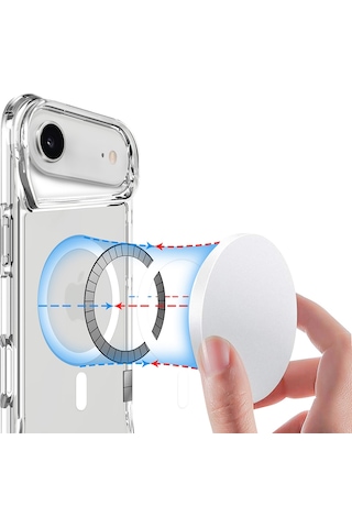 Samsung Galaxy Uyumlu S24 Plus Kılıf Ultra Sert Magsafe Özellikli Şeffaf Premium Silikon Kapak Ryc/magsafe T-max Şeffaf