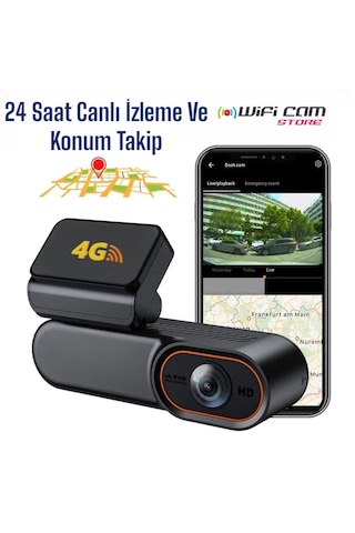Uzaktan İzlenebilir 4g Araç Kamerası Gps Ve Konum Özelliği