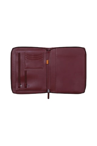 Rhodia A4 Fermuarlı Portföy Burgundy 168107c