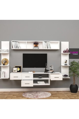Luna Tv Ünitesi Mdf Antrasit