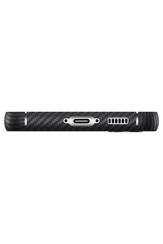 Galaxy S23 Plus Uyumlu Kılıf Benks Magsafe Şarj Özellikli Magnetik Armorair 600d Kevlar Fiber Siyah