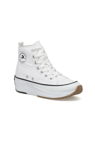 Proshot Perla Hı W 3fx Beyaz Kadın High Sneaker 000000000101350970 Beyaz