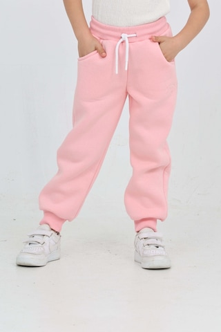 Toontoy Kız Çocuk Fiyonk Nakışlı Eşofman Alt Pembe