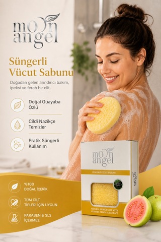 Süngerli Sabun Doğal Güzellik Tropical Extract Vücut Sabunu Tropikal